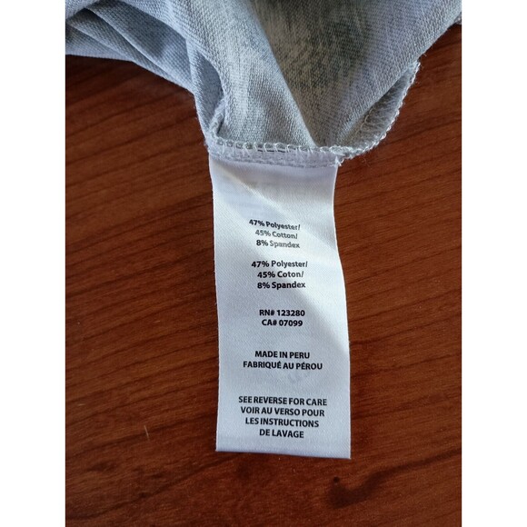 Travis Mathew Shirt Mens Medium Gray Golf Polo Hawaiian Pineapple Print - Picture 6 of 8